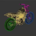 Vintage Black Custom Motorcycle Featuring Rugged Tires Classic Seat And Stylish Design