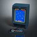 Game Machine Antique Game Machine Classical Game Machine Retro Game Machine 3d model