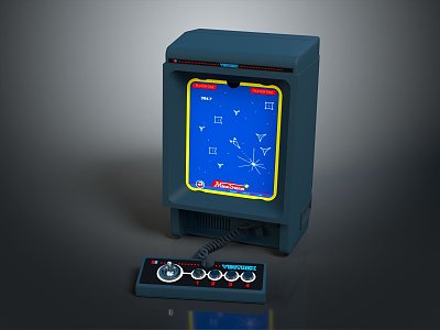 Game Machine Antique Game Machine Classical Game Machine Retro Game Machine 3d model