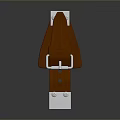 Brown Leather Belt with Metal Buckle and Shiny Metal Parts as Daily Life Accessory