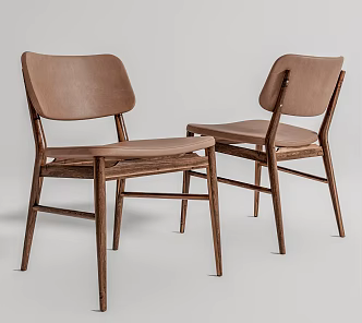 Modern Dining Chair Single Chair Dining Chair 3d model