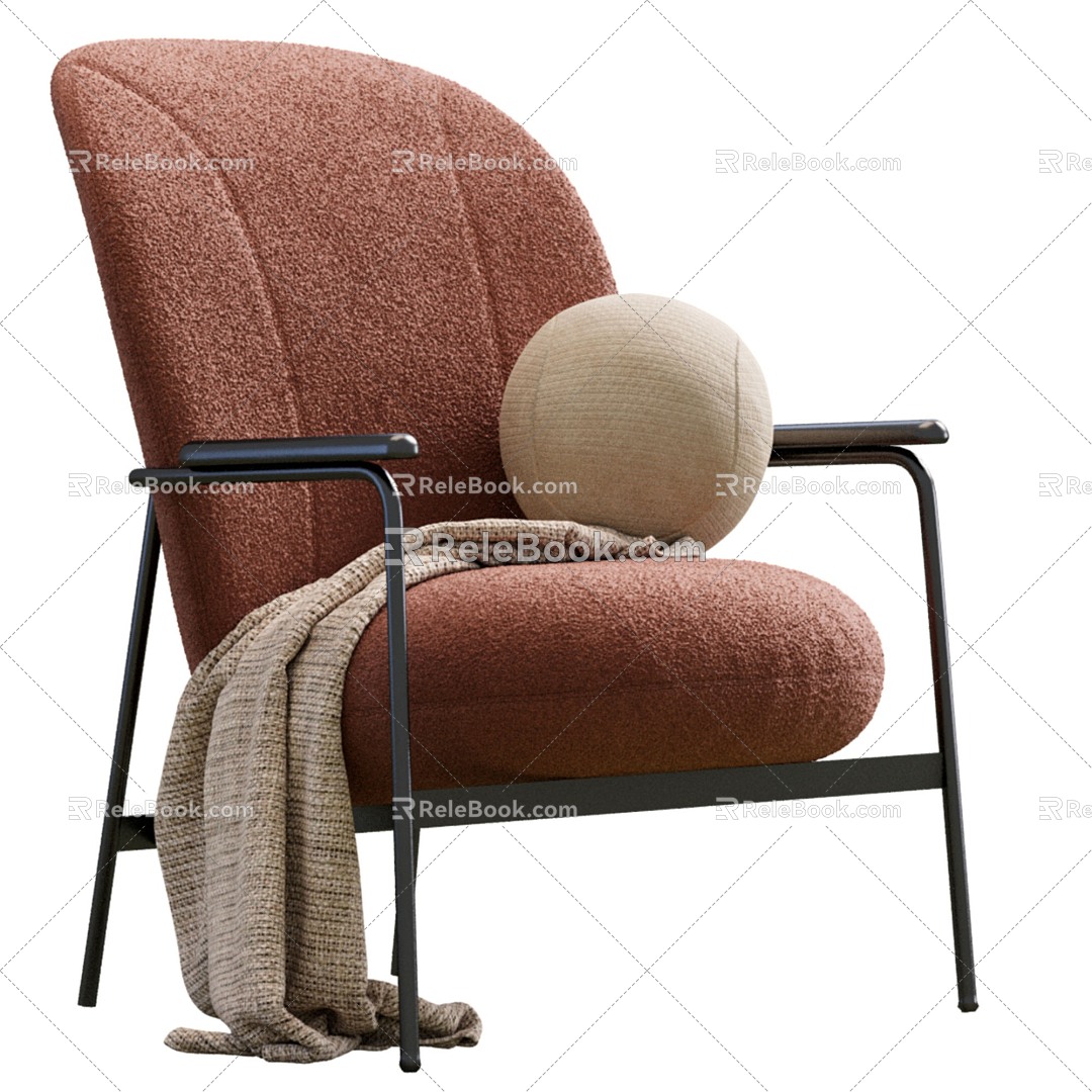 Modern Sofa Chair Leisure Chair 3d model