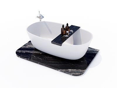 Modern Bathtub Simple Bathtub 3d model