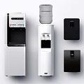 Modern Daily Use Electrical Appliances Featuring Water Dispensers With Digital Displays And Sleek Designs