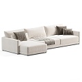 Modern Multiplayer Sofa Sofa Casual Sofa 3d model