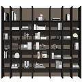 Modern Bookshelf 3d model