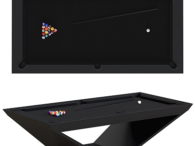 Billiard table 3d model