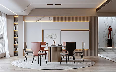 Modern Restaurant 3d model