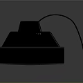 Black Retro Television Showing Classic Mario Gaming Screen With Green Background And Score