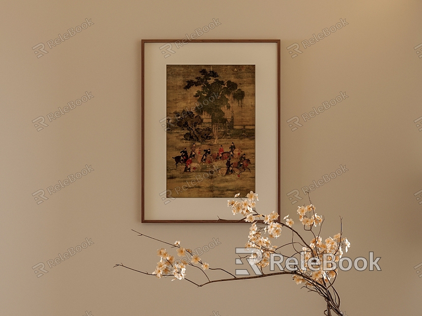 New Chinese Hanging Painting Song Hanging Painting Decorative Painting model