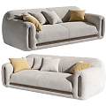 Double sofa 3d model