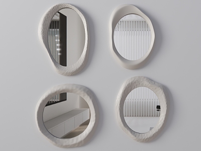 Modern mirror Garikova decorative mirror decorative mirror special-shaped mirror wall mirror makeup mirror bathroom mirror vanity mirror 3d model