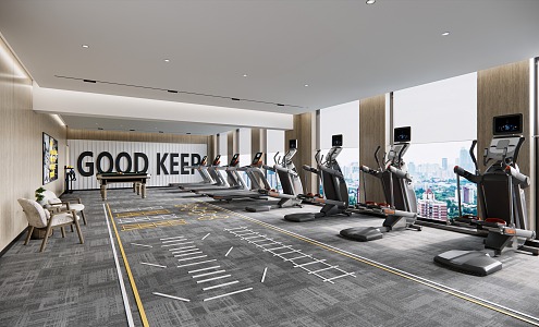 Gym 3d model