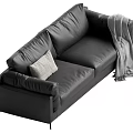 Double sofa 3d model