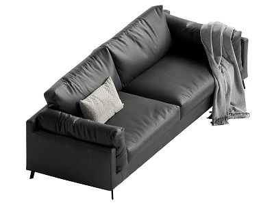 Double sofa 3d model