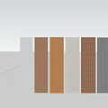 Various Patterns Textured Wooden White Gray Wall Paneling for Interior Design