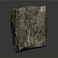 Natural Stone And Wood Craft Piece With Organic Texture And Natural Design