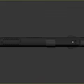 Futuristic Tactical Pistol With Black Grip Ergonomic Handle And Tactical Barrel