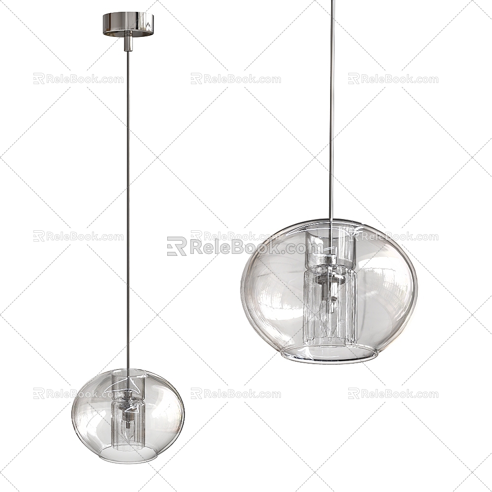 Modern glass chandelier model