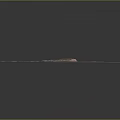 Winding Terrain Model With White Path Green Vegetation Brown Land And Gray Background