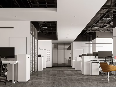 Office Area 3d model