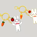 Rabbit Keychain 3d model