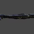 Futuristic Fighter Jet With Advanced Design Aerodynamic Structure And Blue Glowing Light