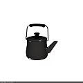 Tech Exhibition Hall Showcasing Modern Stainless Steel Kettle With Advanced Tech Design Elements