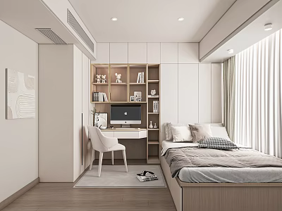 Modern Tatami Bedroom Tatami 3d model