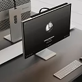 Modern computer mouse keyboard 3d model