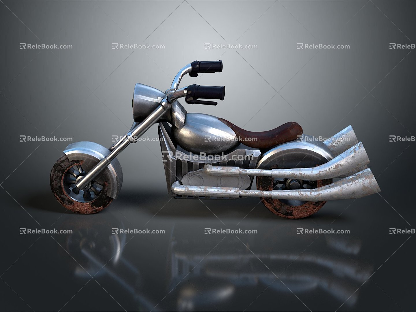 Motorcycle Two-wheeled Motorcycle Cross-country Motorcycle Road Race Motorcycle Motor Vehicle Transport 3d model