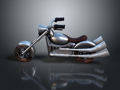 Motorcycle Two-wheeled Motorcycle Cross-country Motorcycle Road Race Motorcycle Motor Vehicle Transport 3d model