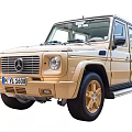 Golden Mercedes G Class SUV With Front Grille And Alloy Wheels