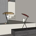 Modern Table Lamp Denmark Imported Table Lamp Atmosphere Lamp 3d model