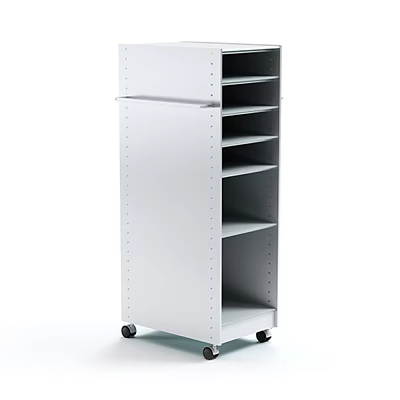 Metal Storage Shelving Unit With Multiple Shelves And Mobile Wheels For Home Organization 3d model