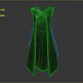 Dark Colored Sleeveless Dress With Unique Pleated Design And Tied Strings