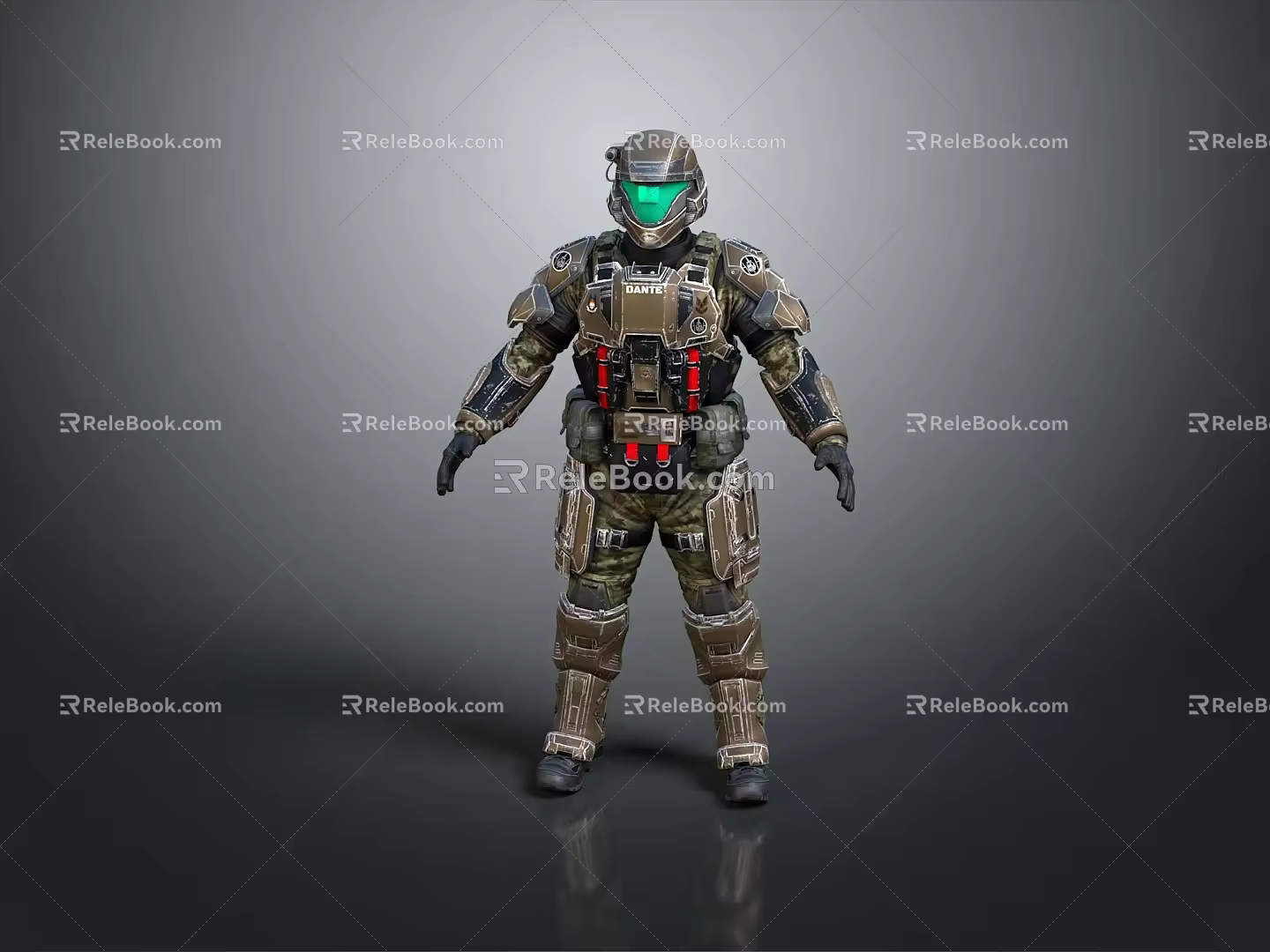 Sci-Fi Armor Alien Armor Sci-Fi Armor High-Tech Armor Futuristic Armor Alien Warrior Armor 3d model