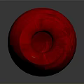 Stylish Red Vase With Intricate Carved Patterns And Sleek Curved Design For Home Decor