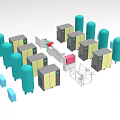 Equipment automation production line Meltblowing machine Meltblowing cloth production equipment 1427 3d model
