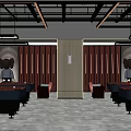 Modern Billiard Room 3d model