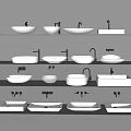 Modern wash basin 3d model