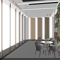 Ouluosha Modern Exhibition Booth With White Exterior Marble Decor And Product