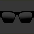 Modern Square Frame Sunglasses With Dark Lenses And Minimalist Design