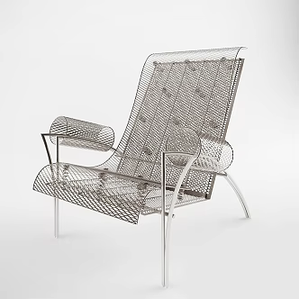 Seat Leisure Chair Single Chair Recliner Outdoor Chair 3d model
