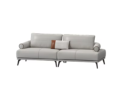 modern double sofa double sofa 3d model