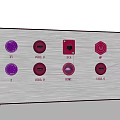 Metal Cased Device With Multiple Ports Buttons And Power Switch Interface