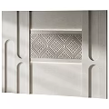 Minimalist Textured Wall Design With Intricate Geometric Patterns And Plaster Decorative Mouldings