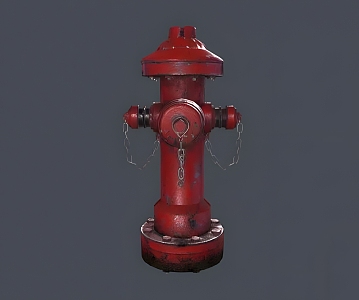 modern fire hydrant modern public facilities and equipment fire hydrant fire hydrant 3d model