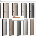 Modern Hinged Doors in Various Styles and Color Options for Home Interior