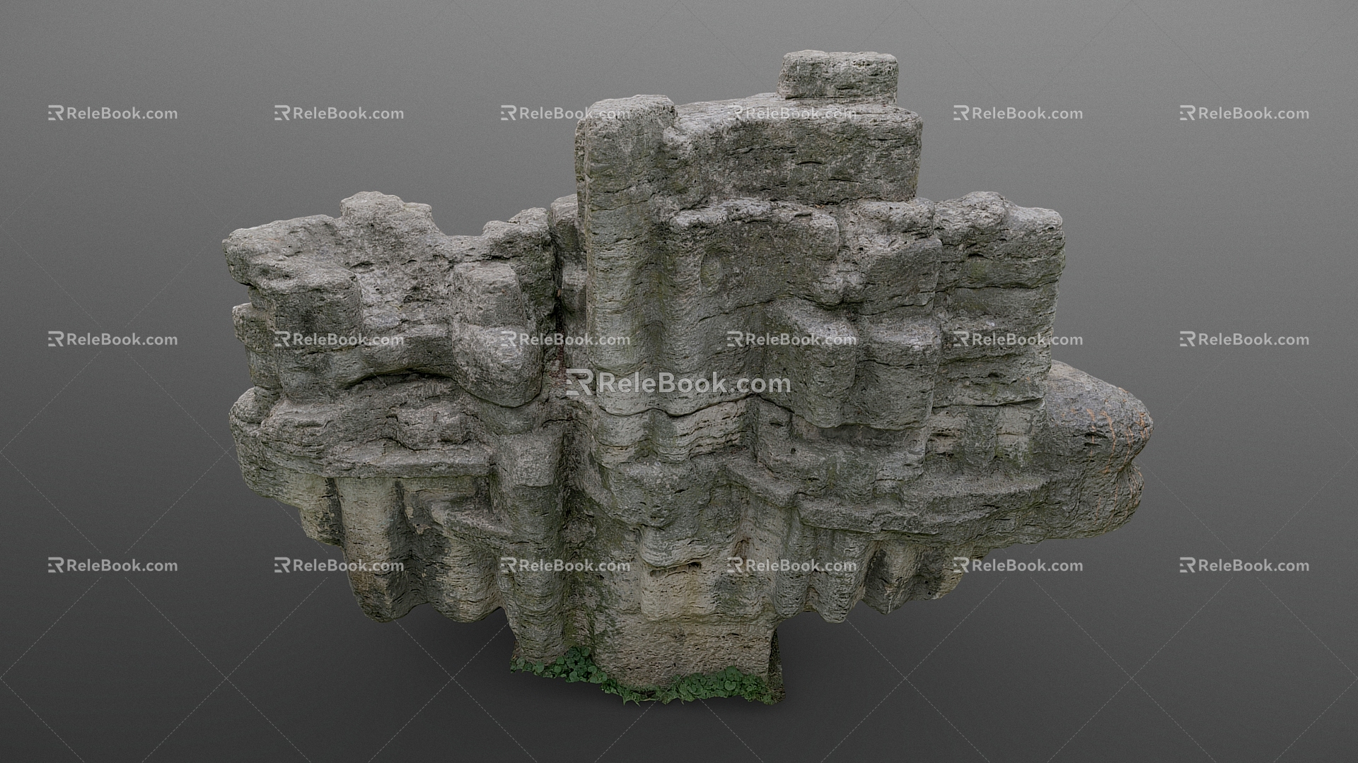 Stone Scan Stone Stone Block Rock Reef Boulder Cliff Cliff Cliff Terrain 3d model